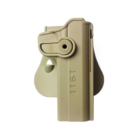 Tan Colors Polymer Retention Roto Double Magazine Pouch Holster Fits 1911 Model