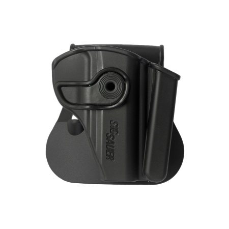 Polymer Retention Paddle Holster with Integrated Magazine Pouch for Sig Sauer P232, KEL-TEC P- 3AT .380, Ruger LCP