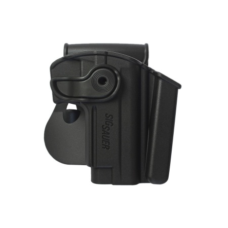 Polymer Retention Paddle Holster Level 2 W/Integrated Magazine Pouch for Sig Sauer Mosquito