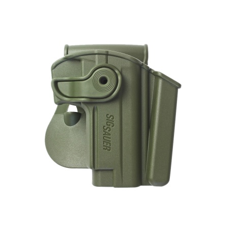 Polymer Retention Paddle Holster Level 2 W/Integrated Magazine Pouch for Sig Sauer Mosquito 2