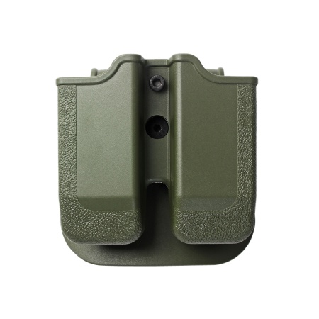 IMI New Black Green Desert Tan Double Mag Pouch for Glock 20/21/30/36 use by IDF 