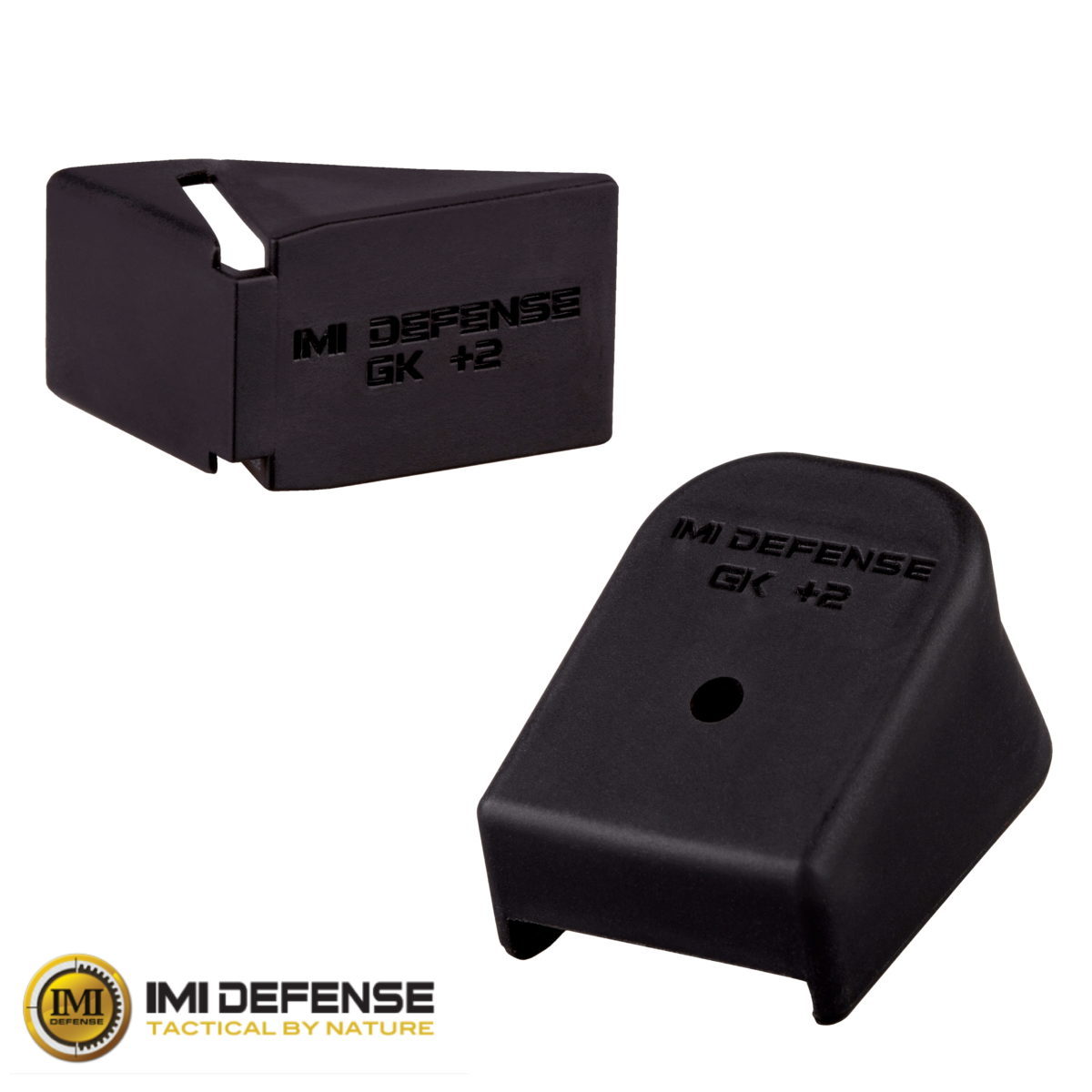 TWO 2 Magazine Mag Extensions 9mm Mag Base Plate For Glock 17 19 22 23 26 27 33 