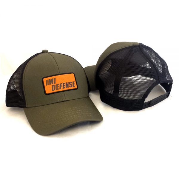 Green IMI Defense with the leather patch Logo SNAPBACK HAT