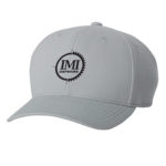 Gray IMI Defense BW Logo FLEXFIT HAT