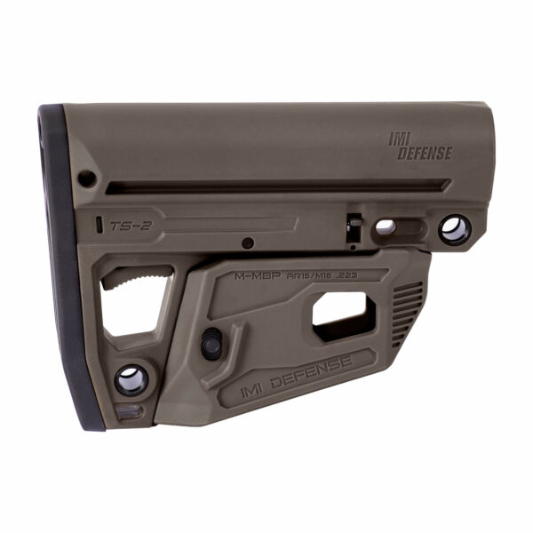TS2 M16/AR15 Tactical buttstock with Magwell & Extended Overmolded Buttplate IMI-ZS107M