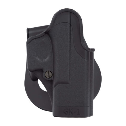 GK1 – One Piece Polymer Gun Holster for Glock & Springfield Hellcat Pro (right hand)